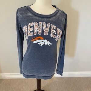 Denver Broncos Blue Long Sleeve Shirt